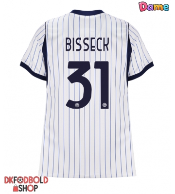 Inter Milan Yann Bisseck #31 Udebanetrøje Dame 2026-27 Kort ærmer Inter Milan Yann Bisseck #31 Udebanetrøje Dame 2026-27 Kort ærmer